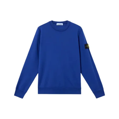 STONE ISLAND Синий Мужские Свитшоты