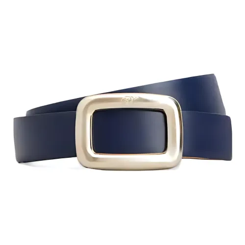 Roger Vivier Однотонный дизайн кожа ремни женский синий ширина 3 см