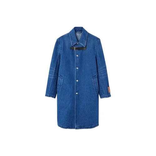 VERSACE Синий Мужской Джинсовые Куртки