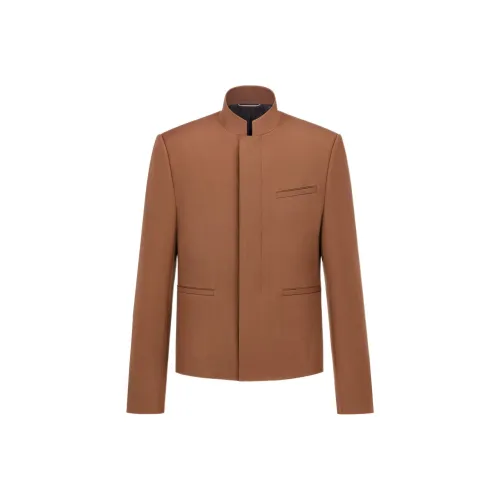 DIOR SS22 Бизнес-костюм пальто мужской кофе