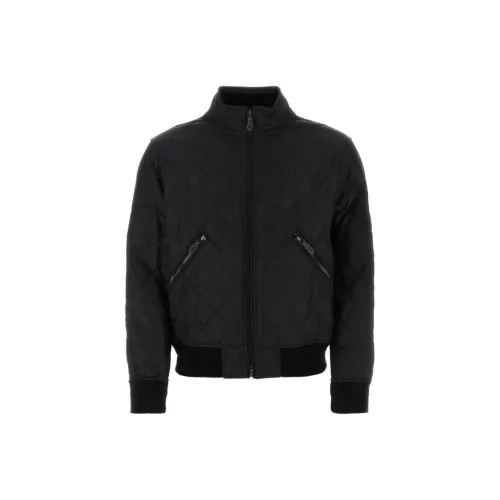 Burberry Хлопковый пуховик Зимний Мужской Черный