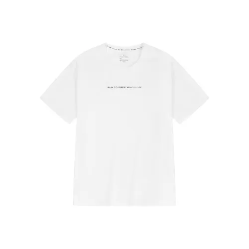 361° Бег T-Shirt Мужской Natural White