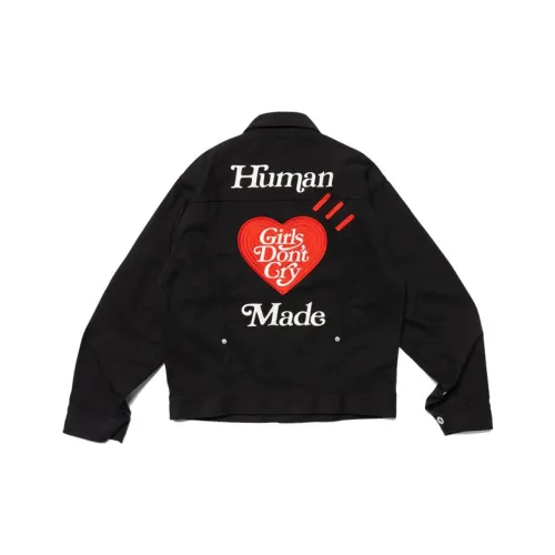 HUMAN MADE Girls Don't Cry X HUMAN MADE Куртка Унисекс Черный