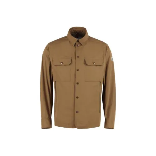 Moncler SS23 Куртки и Пальто Мужской Хаки