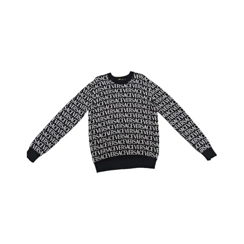 VERSACE Черный Мужской Трикотаж