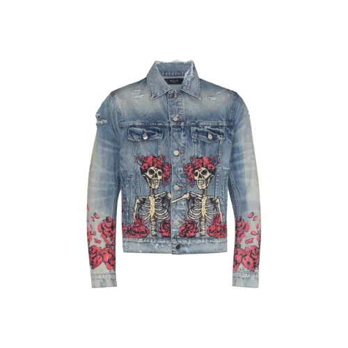 AMIRI Blue Men's Denim Jackets  
AMIRI Синий Мужские Джинсовые Куртки