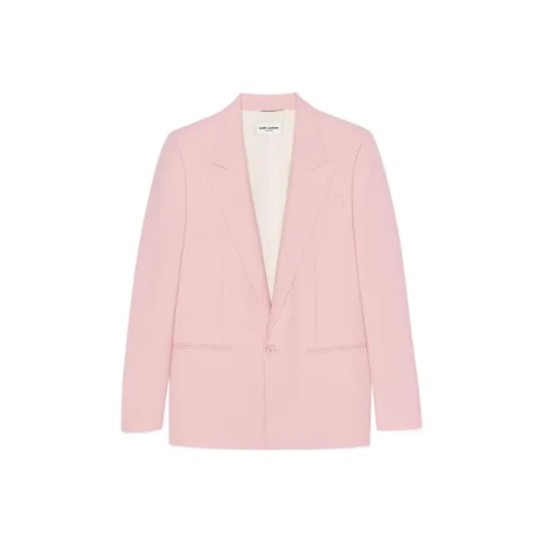SAINT LAURENT SS22 Бизнес-костюм Куртка Мужская Розовая