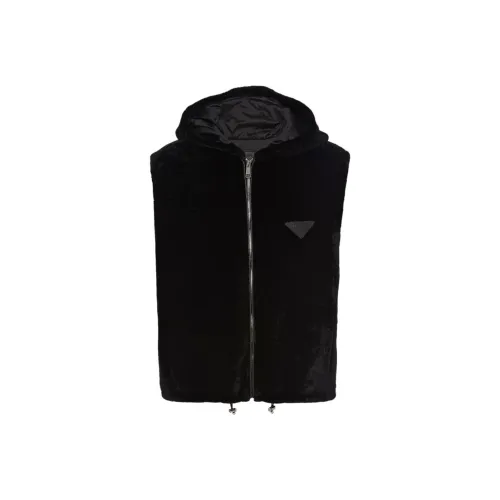 PRADA Мужские черные жилеты