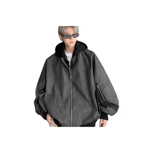 NOAHGIGI Черный Серый Цвет Унисекс Куртки