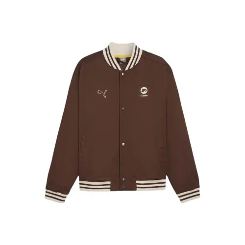 PUMA Куртки и Пальто Мужской Каштановый Коричневый