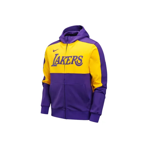 Nike Dri Fit NBA Куртка Мужская Все Domain Фиолетовый Амарилло-желтый