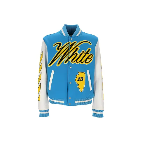 OFF Белый SS23 Куртки и Пальто Стандартный крой Мужской Синий