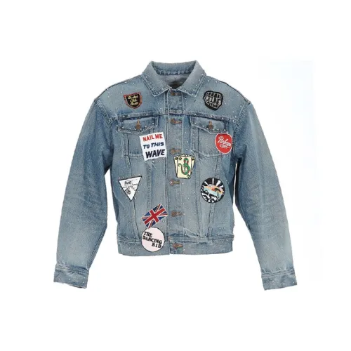 Celine Синий Мужской Джинсовые Куртки