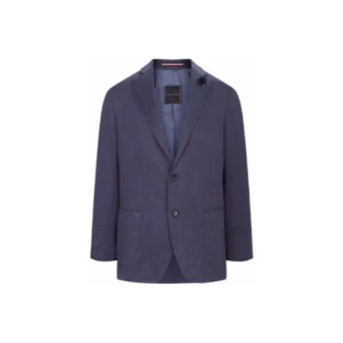 Tommy Hilfiger Темно-синий Мужской Деловой костюм