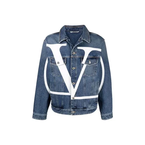 Valentino FW21 Denim Jacket Men's Blue