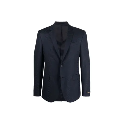 FANSIZHE VERSACE Бизнес-костюм Пальто Мужской Синий