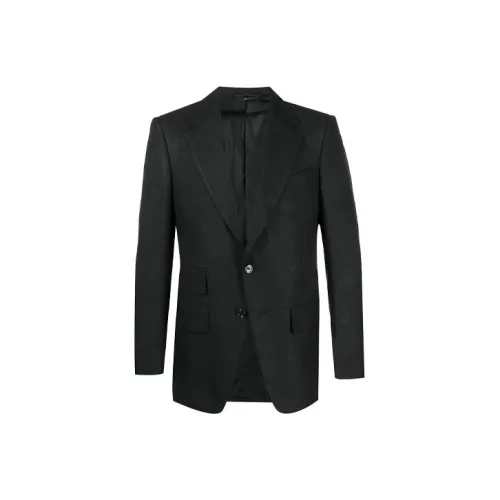 TF SS21 Бизнес-костюм Пальто Мужской Черный