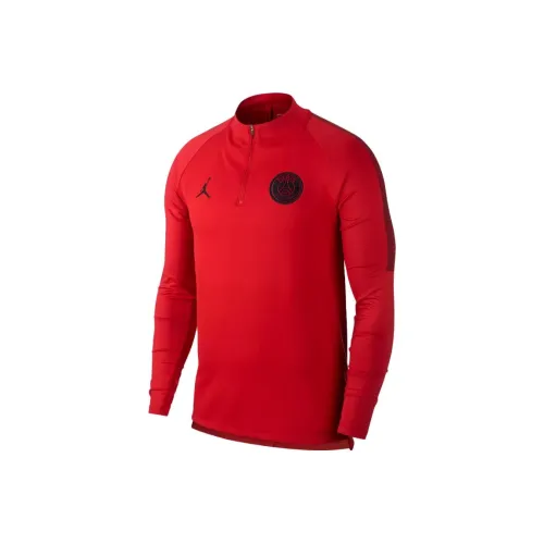 JORDAN Red Men's Jackets Джордан Красный Мужские Куртки