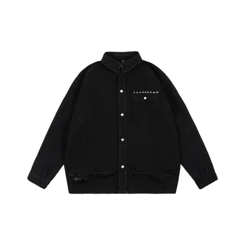 XINYINSU Черная унисекс джинсовая куртка