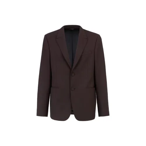 FENDI Бизнес-костюм Пальто Мужской Коричневый