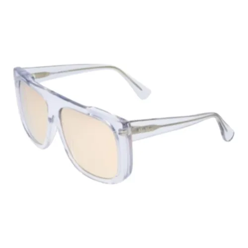 'S MAX MARA Ацетат Нерегулярная форма Солнцезащитные очки Женские Белые