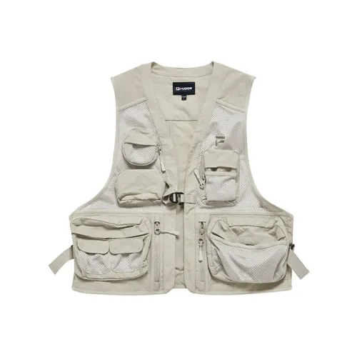 FILA FUSION Trending Street Series Элегантный Каменный Серый Мужские Жилеты