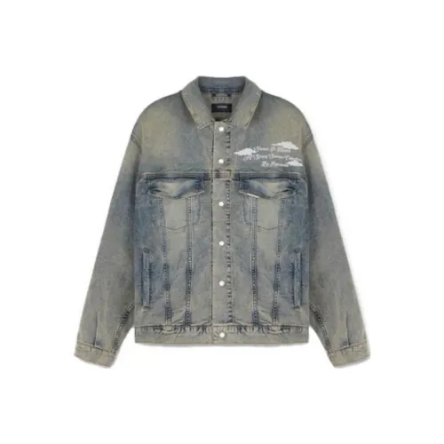 REPRESENT Светло-синие мужские джинсовые куртки