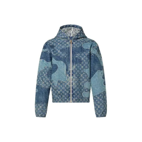 LOUIS VUITTON SS22 Denim Jacket Men's Blue LOUIS VUITTON SS22 Деним Куртка Мужская Синяя
