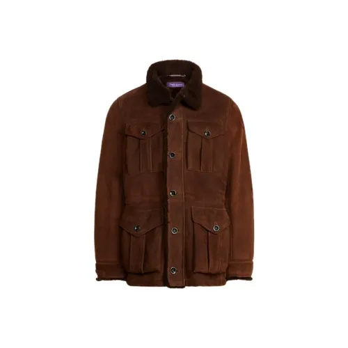 Ralph Lauren Purple Label FW22 Куртки и Пальто Мужской Коричневый