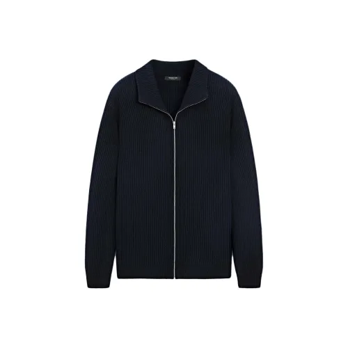 Massimo Dutti Морской Синий Мужской Трикотаж