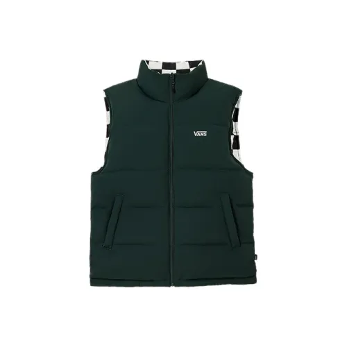 VANS Темно-зеленый унисекс пуховый жилет