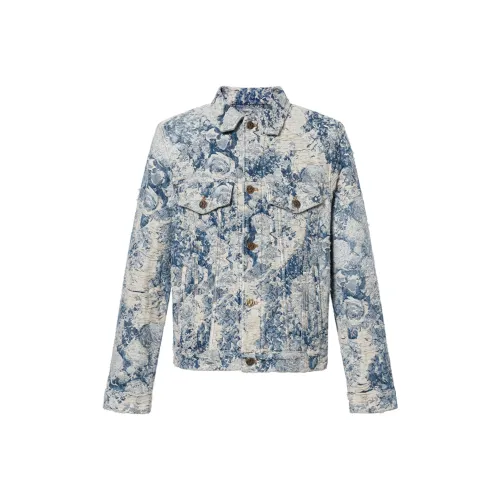 LOUIS VUITTON FW22 Denim Jacket Men's Blue LOUIS VUITTON FW22 Деним Куртка Мужская Синяя