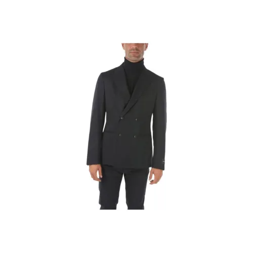 Ermenegildo Zegna Черные Мужские Деловые Костюмы