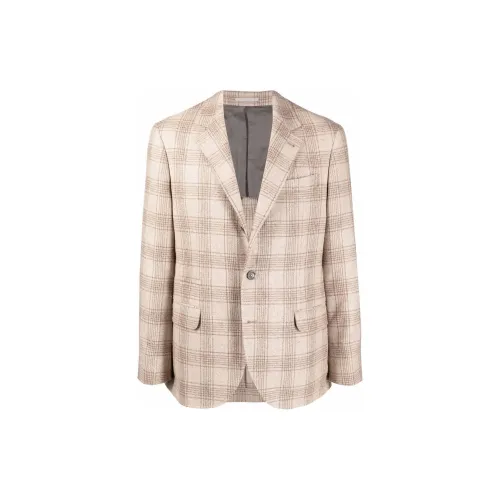 BRUNELLO CUCINELLI Бизнес-костюм Пальто Мужской CAMEL