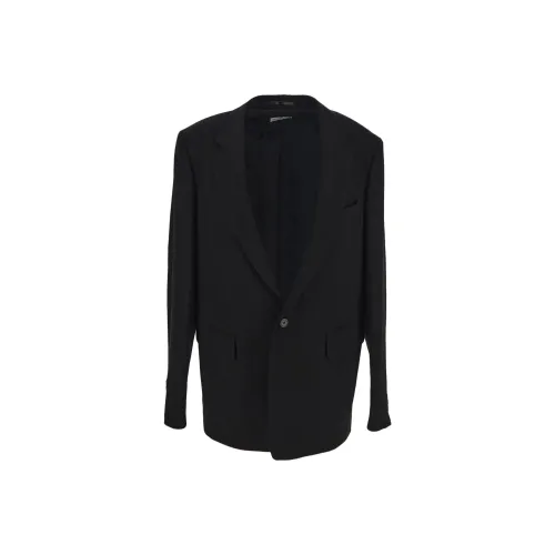 DRIES VAN NOTEN FW23 Бизнес-костюм Пальто Мужской Черный