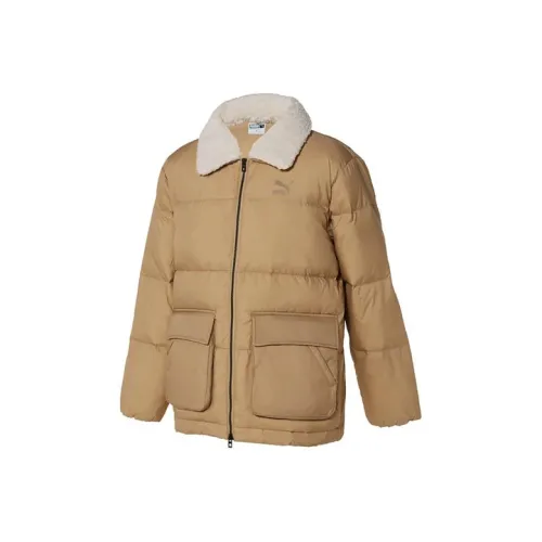 PUMA Светлый кофейный Унисекс Пуховики