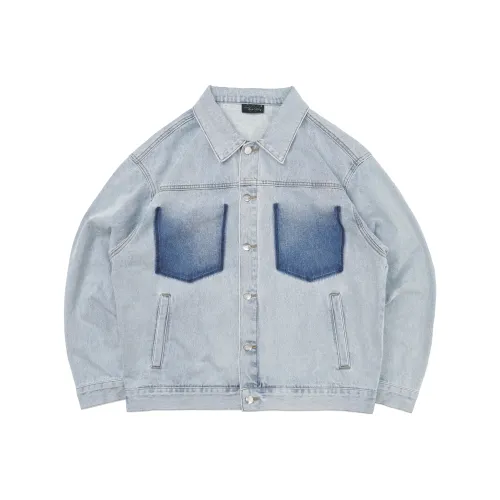 THEWIZBRAND Denim Jacket Unisex Light Blue