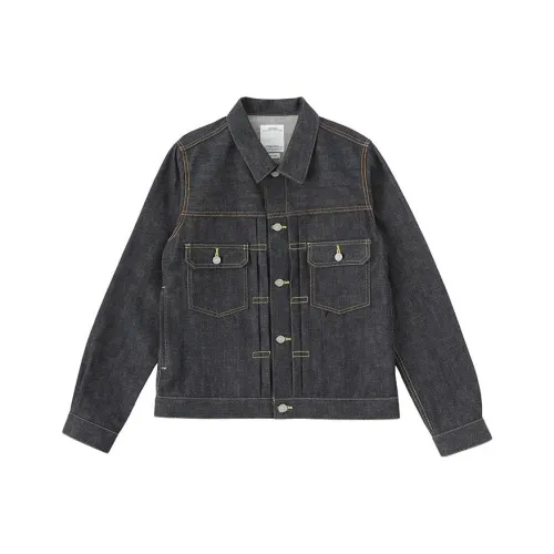 Visvim Серый Мужской Джинсовые Куртки
