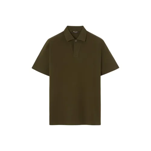 Loro Piana Поло Мужское Зеленое
