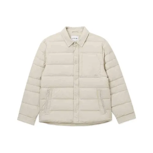 Пуховик LACOSTE Collaboration Мужской Светло-Серый