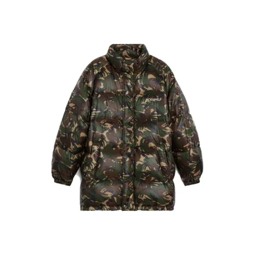 CELINE FW21 Пуховик Мужской Армейский Зеленый