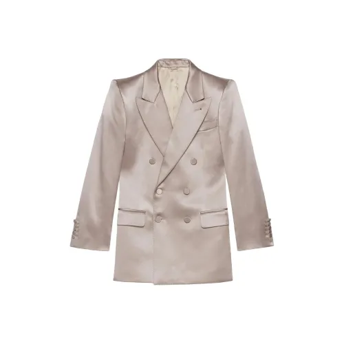 GUCCI Бизнес-костюм Пальто Мужской Экрю