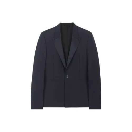 Givenchy FW22 Бизнес-костюм Пальто Мужской Синий