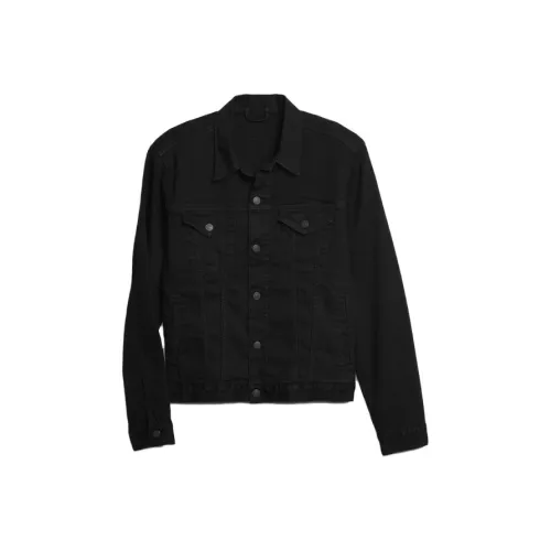 GAP Выстиранный Черный Мужские Куртки
