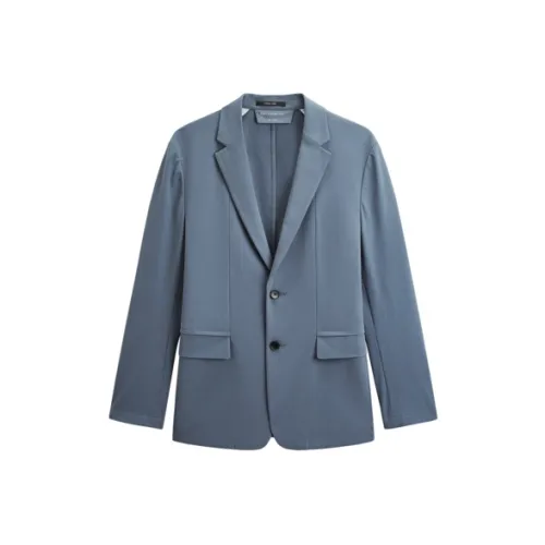 GXG Бизнес-костюм мужской синий серый