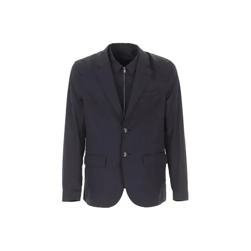 EMPORIO ARMANI Бизнес-костюм Пальто Мужской Темно-синий