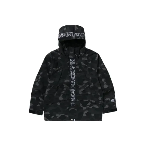 A BATHING APE x BlackEyePatch SS24 Куртки и Пальто Унисекс Черный