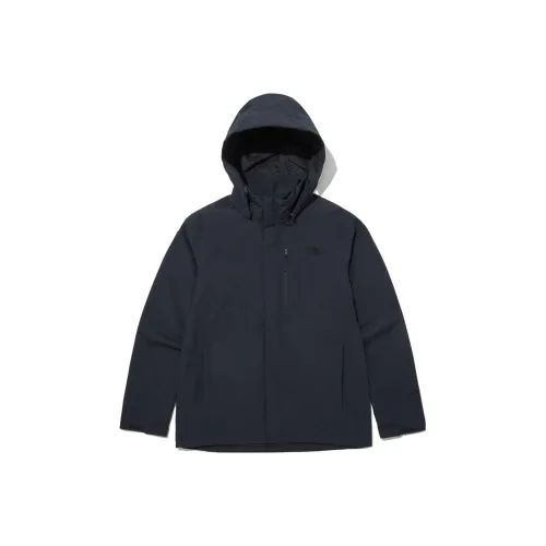 The North Face Поход Водонепроницаемый Ветровка Унисекс Темно-синий