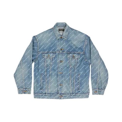 Balenciaga SS23 Denim Jacket Unisex Blue Баленсиага SS23 Деним Куртка Унисекс Синий