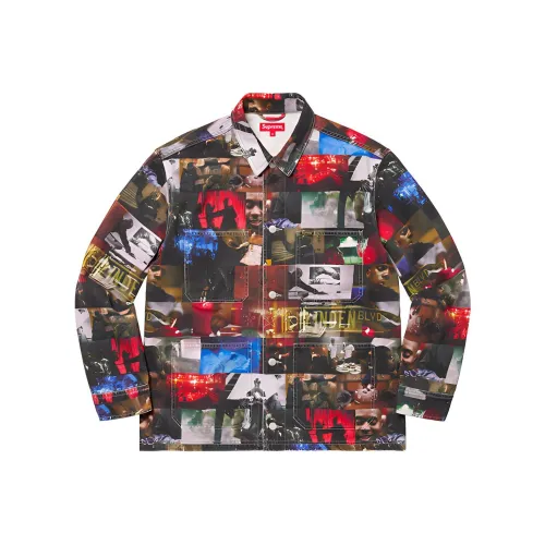 Supreme FW21 Многоцветные Унисекс Джинсовые Куртки